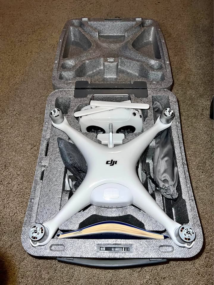 Phantom 4 Pro Drone W/ Extra Batteries And Accessories! Originally Over